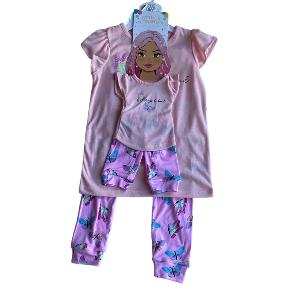 Saint Eve Kids - Pajama Set with Matching Doll
Set